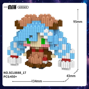 Hatsune Miku Digital Diva SCL8888 3D Chibi Blocks