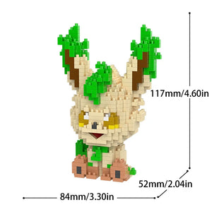 Eevee Evolutions 3D Elemental Micro Building Blocks
