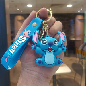 Stitch & Angel Ohana Fun 3D Keychain