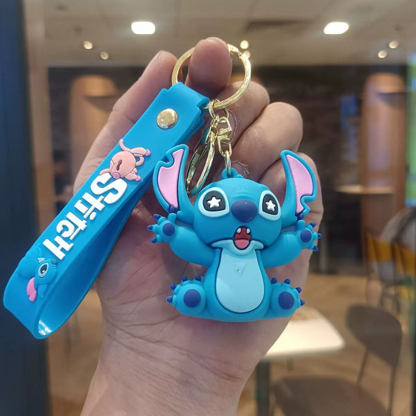 Stitch & Angel Ohana Fun 3D Keychain