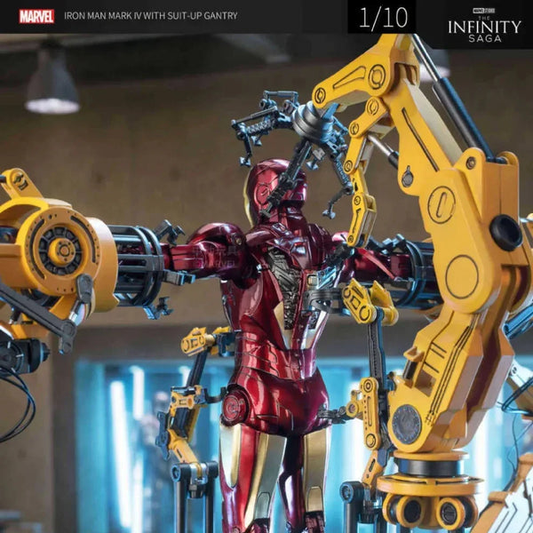 ZD Toys Iron Man MK4 Suit Up Gantry Figure (18 cm)