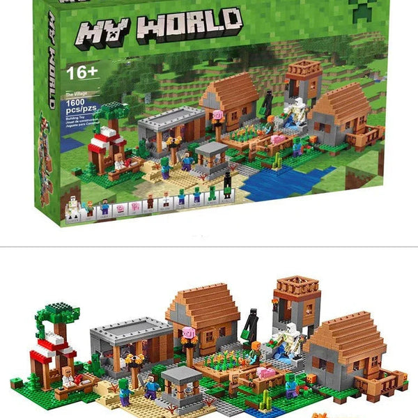 Minekraft Village Building Blocks
