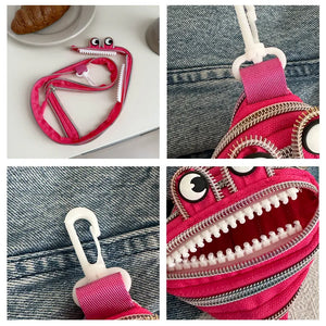 Chomp Monster Zip Coin Pouch