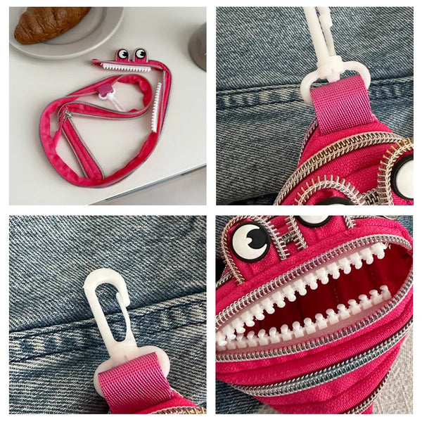 Chomp Monster Zip Coin Pouch