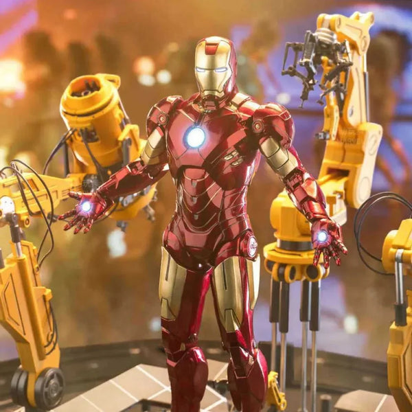 ZD Toys Iron Man MK4 Suit Up Gantry Figure (18 cm)