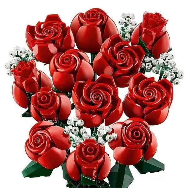 Bouquet of Roses Building Blocks (822 Pcs)