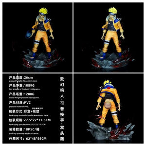 Uzumaki Naruto Youth Series Interchangeable Head Figure (26 cm)