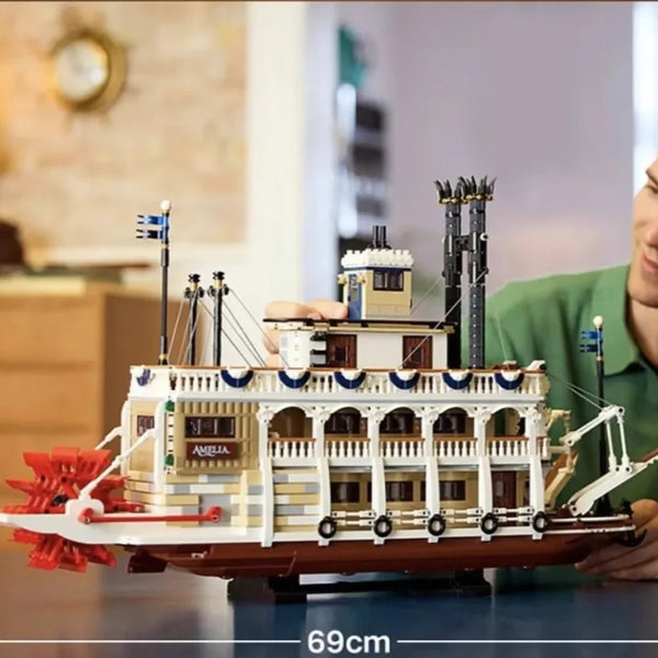 Ideas River Steamboat Building Blocks (2125 Pcs)