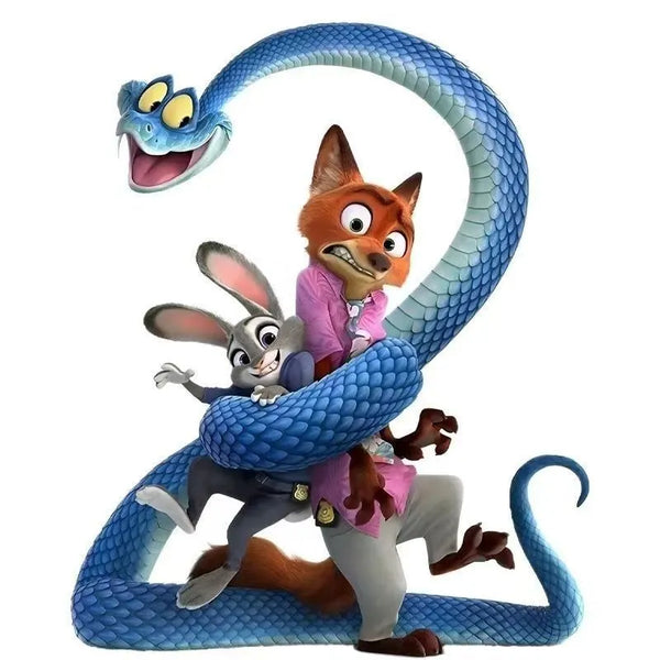 Zootopia 2 Poseable Gary De'Snake Flexible Desk Toy