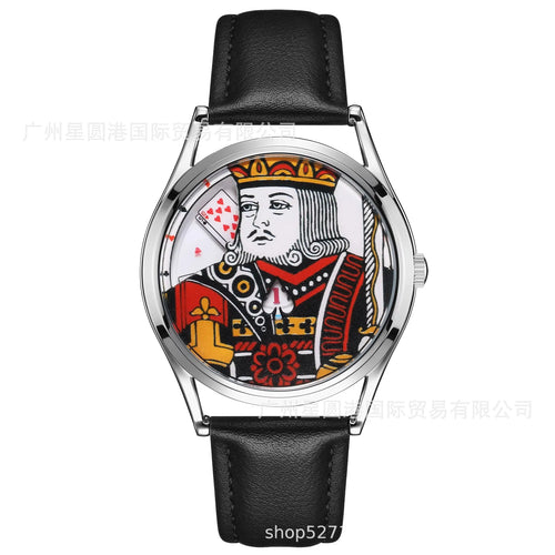 King Of Hearts Royal Card Quartz Watch