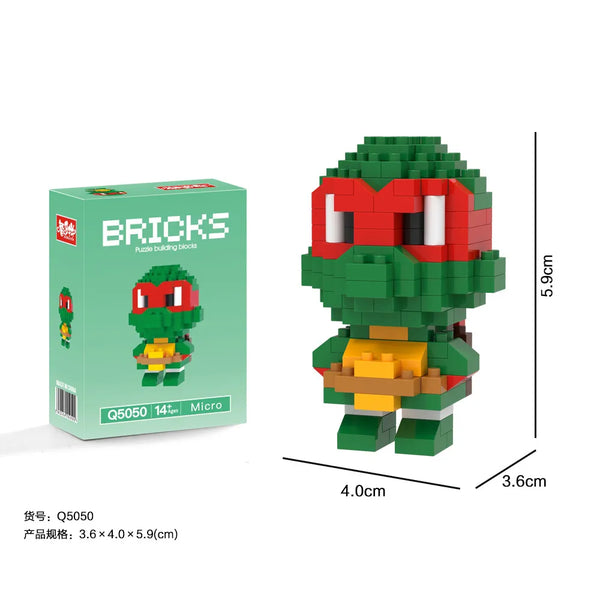 Bricks Teenage Mutant Ninja Turtles Micro Blocks