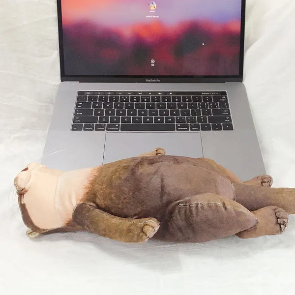 Sea Otter 2-in-1 Plush Wrist Pad & Desk Organizer