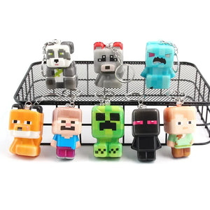 Minecraft Blocky Bliss Squishy Keychain