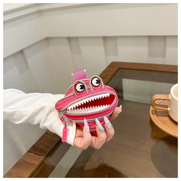 Chomp Monster Zip Coin Pouch