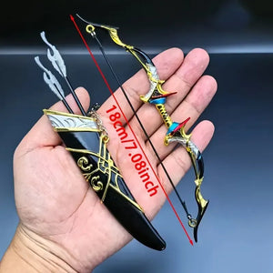 Genshin Impact Bow & Arrow Miniature Keychain