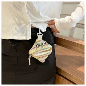 Chomp Monster Zip Coin Pouch