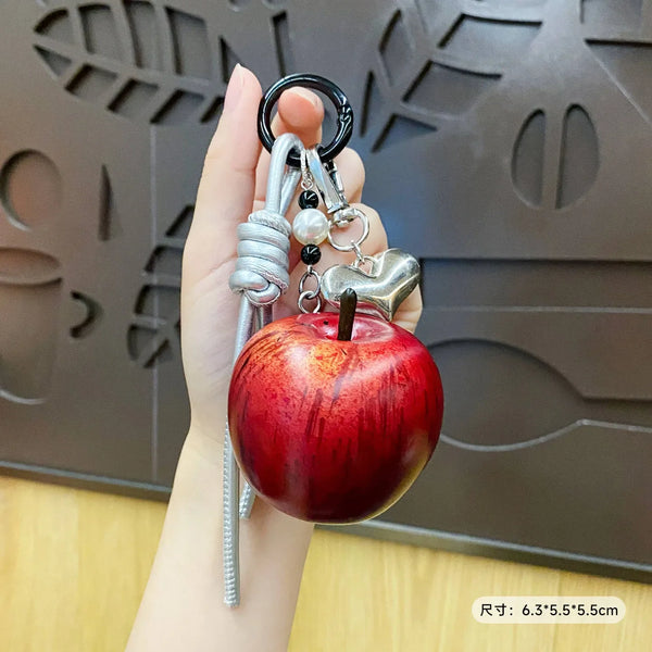 Hyper Realistic Apple Keychain