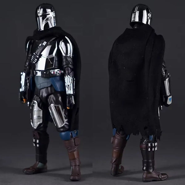 MAFEX Star Wars Chrome Din Djarin Figure (21 cm)