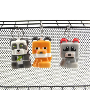 Minecraft Blocky Bliss Squishy Keychain