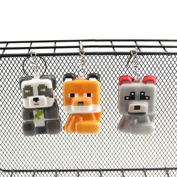Minecraft Blocky Bliss Squishy Keychain