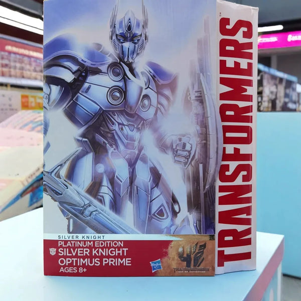 Transformers Silver Knight Optimus Prime Figure