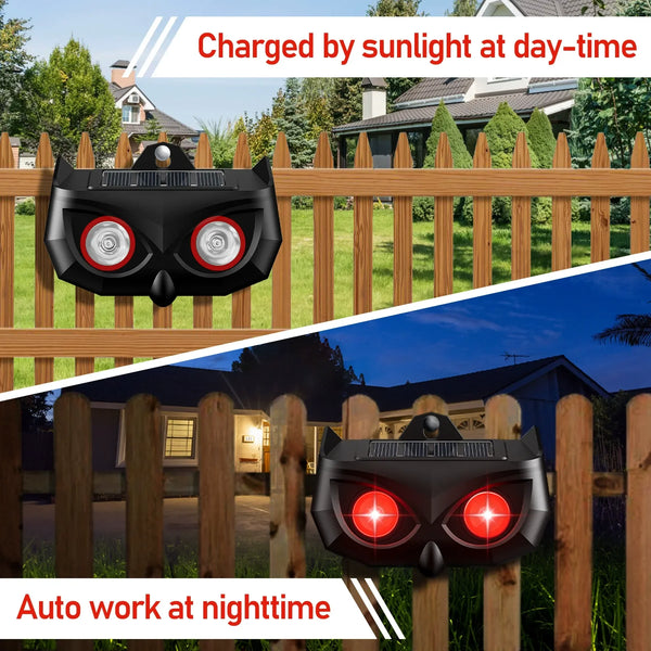 Predator Eye Solar-Powered Animal Deterrent