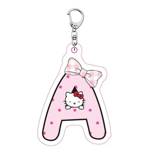 Hello Kitty Personalised Letter Keychain
