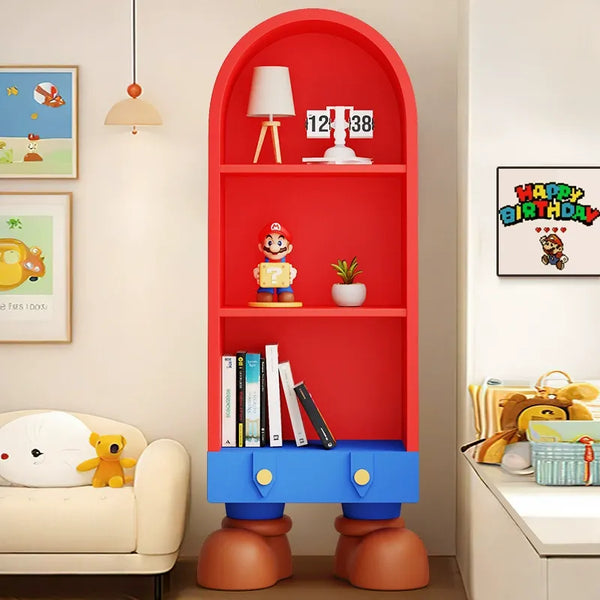 Retro Mario Arched Top Display Cabinet