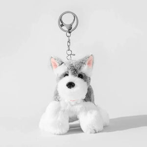Dapper-Dog Schnauzer Plush Keychain