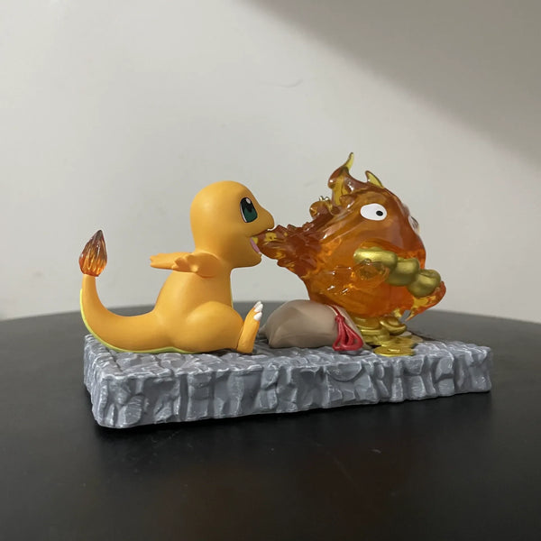 Charmander x Calcifer Crossover Glow Desk Figure