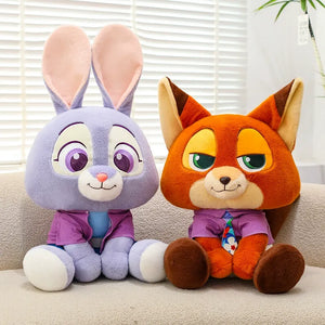 Zootopia Judy & Nick Purple Jacket Plush
