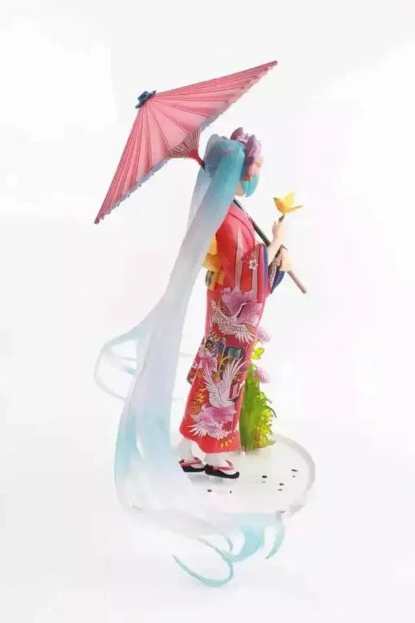 Hatsune Miku Floral Kimono Figure (23 cm)