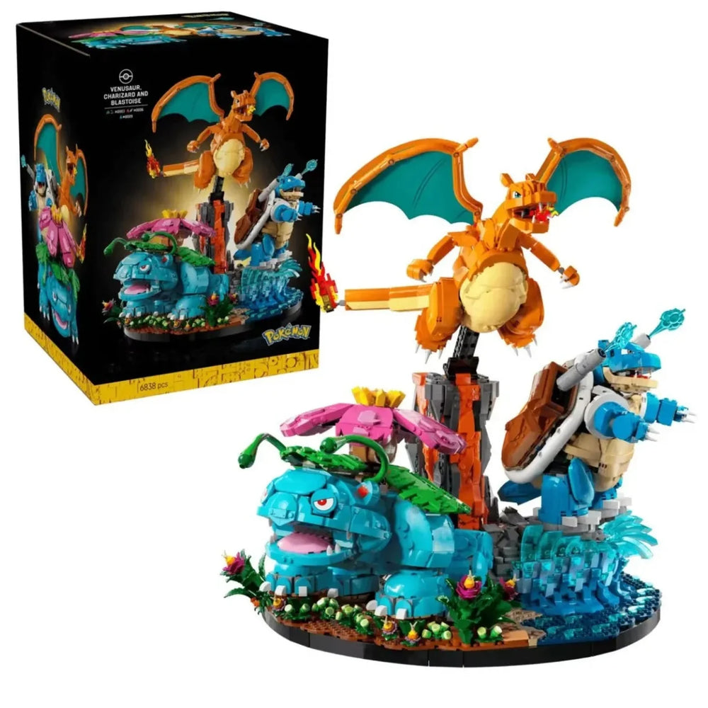 Pokemon Starter Final Evolutions 3-in-1 Building Blocks (6838 Pcs)