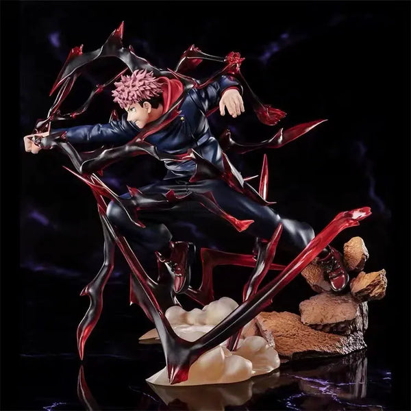Yuji Itadori Black Flash Figurine (18 cm)