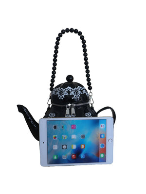 Nocturnia Gothic Brew Skull Teapot Bag
