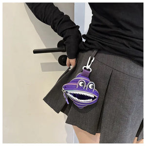 Chomp Monster Zip Coin Pouch