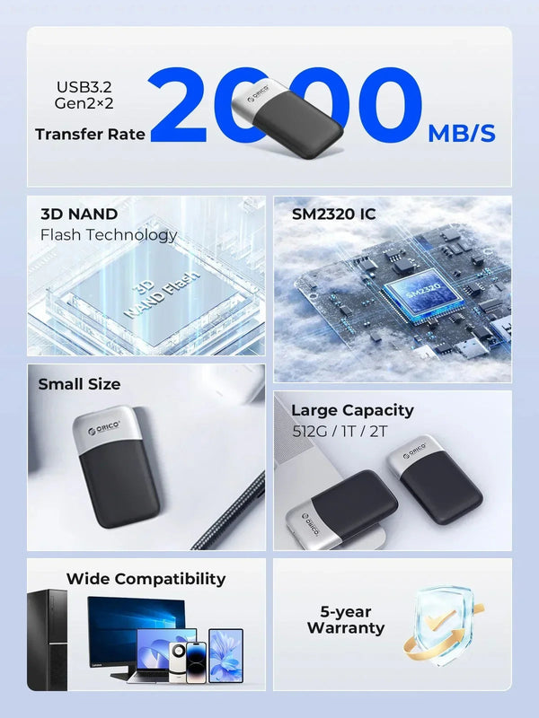 ORICO Portable Velocity External SSD