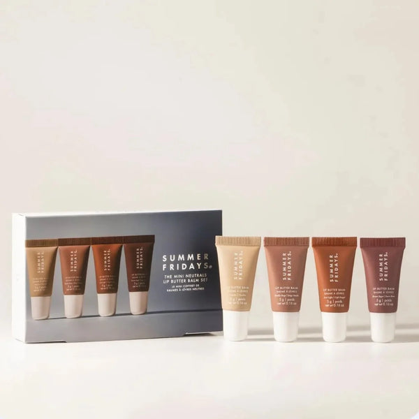 Summer Fridays Mini Neutrals Lip Balm (Set of 4)