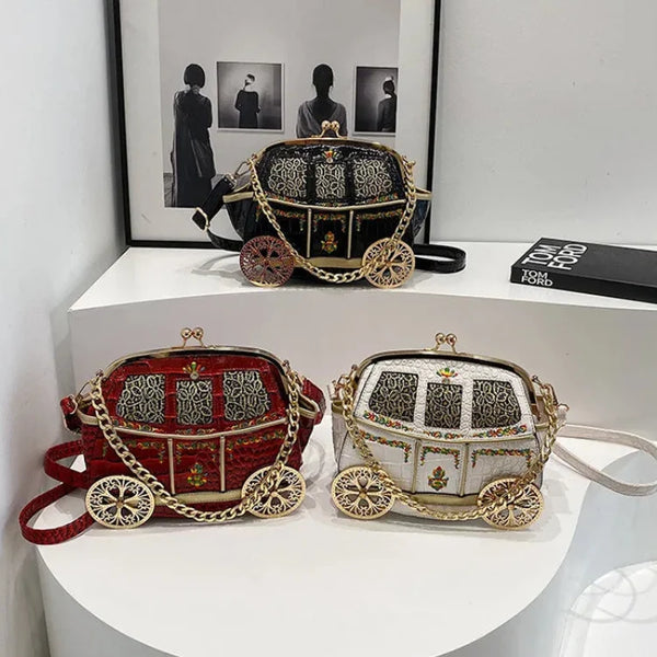 Enchanted Royal Carriage Crossbody Bag