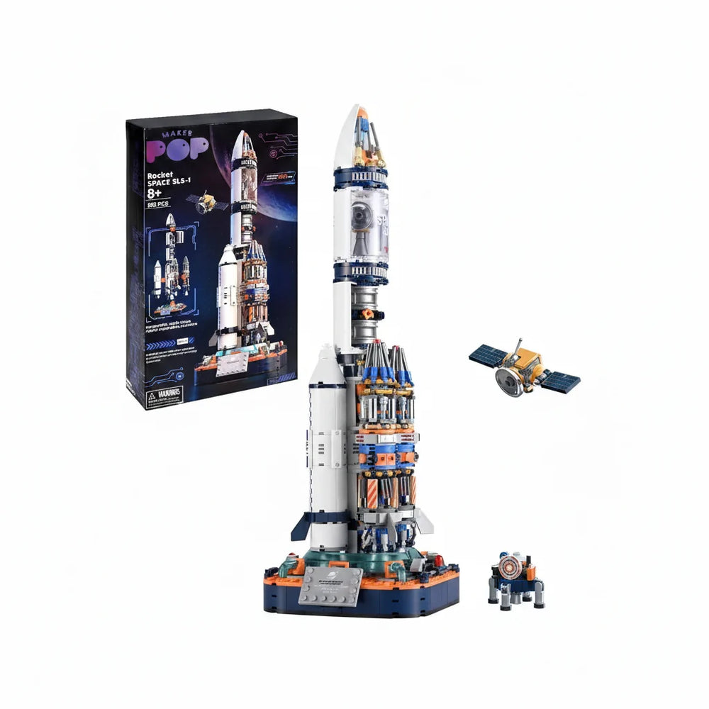 Astro-Launch Cosmic Rocket Building Blocks (863 pcs)