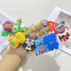 Fuggler Ugly-Hero Keychain Squad