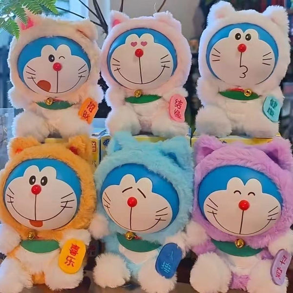 Doraemon Lucky Cat Plush Blind Box
