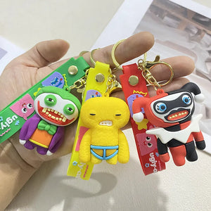 Fuggler Ugly-Hero Keychain Squad