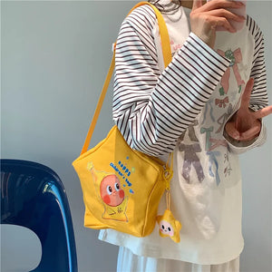 Twinkle Twinkle Canvas Crossbody Sling Bag