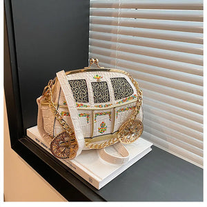 Enchanted Royal Carriage Crossbody Bag
