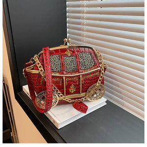 Enchanted Royal Carriage Crossbody Bag