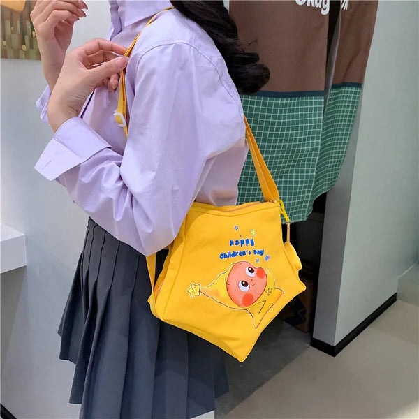Twinkle Twinkle Canvas Crossbody Sling Bag