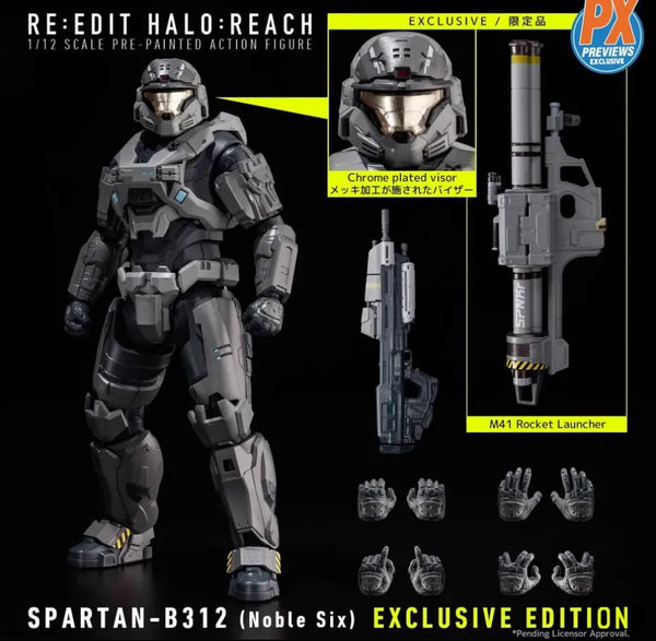 Halo Spartan Re-edit B312 Noble Six Figure (18 cm)