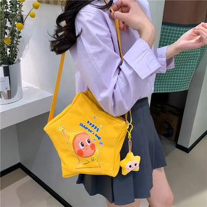 Twinkle Twinkle Canvas Crossbody Sling Bag