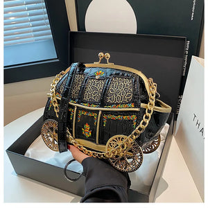 Enchanted Royal Carriage Crossbody Bag